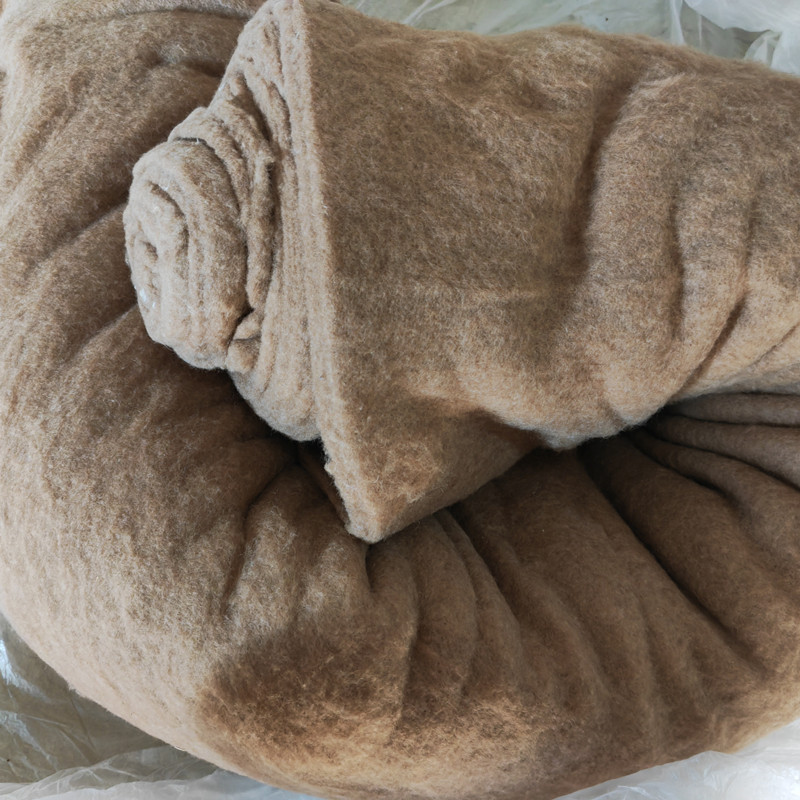 供應細致駝毛絮片駝毛原料紡紗紡織填充物